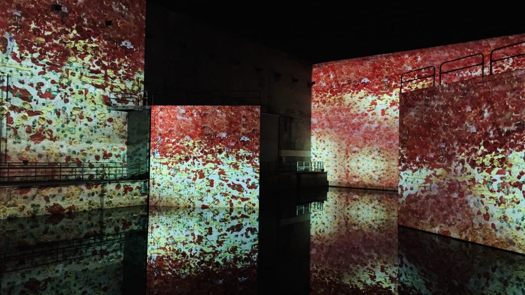 Exposition immersive "Les impressionnistes" base sous-marine de Bordeaux
