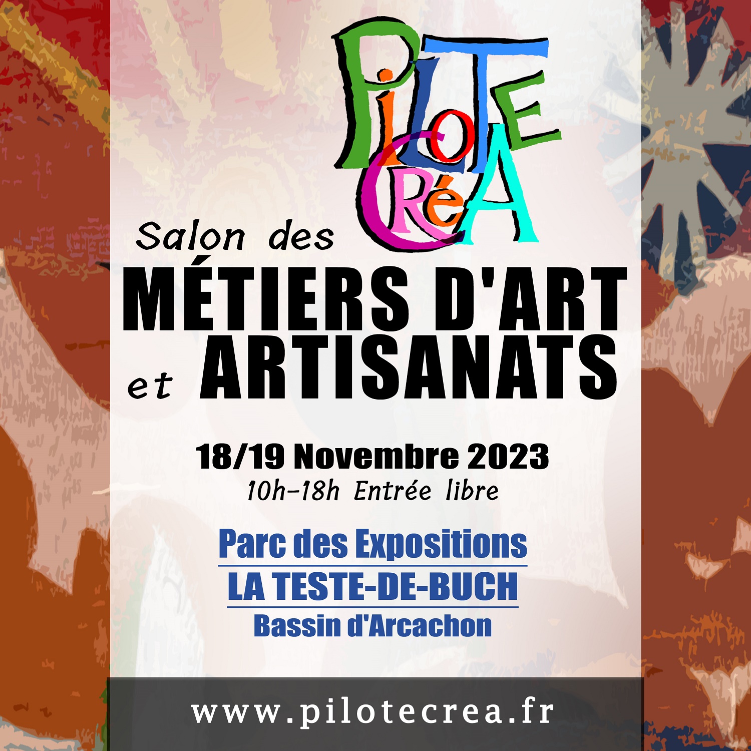 Salon des métiers d'art et artisanats à La Teste-de-Buch novembre 2023